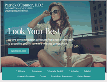 Tablet Screenshot of drpatrickoconnor.com